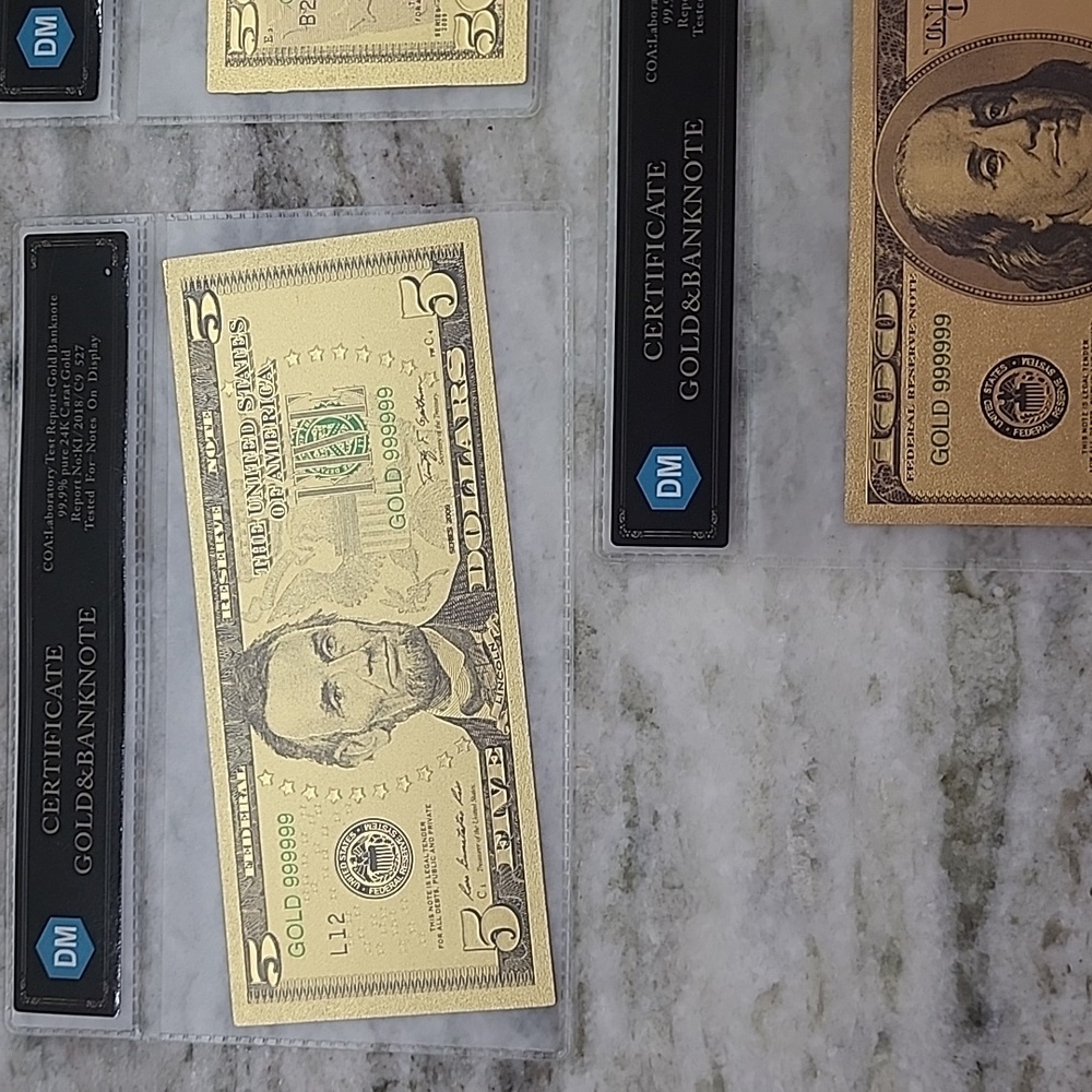 Gold Banknote Collection Set - Picture 4 of 7